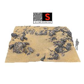 Dune Beach Ground 16K 3D model